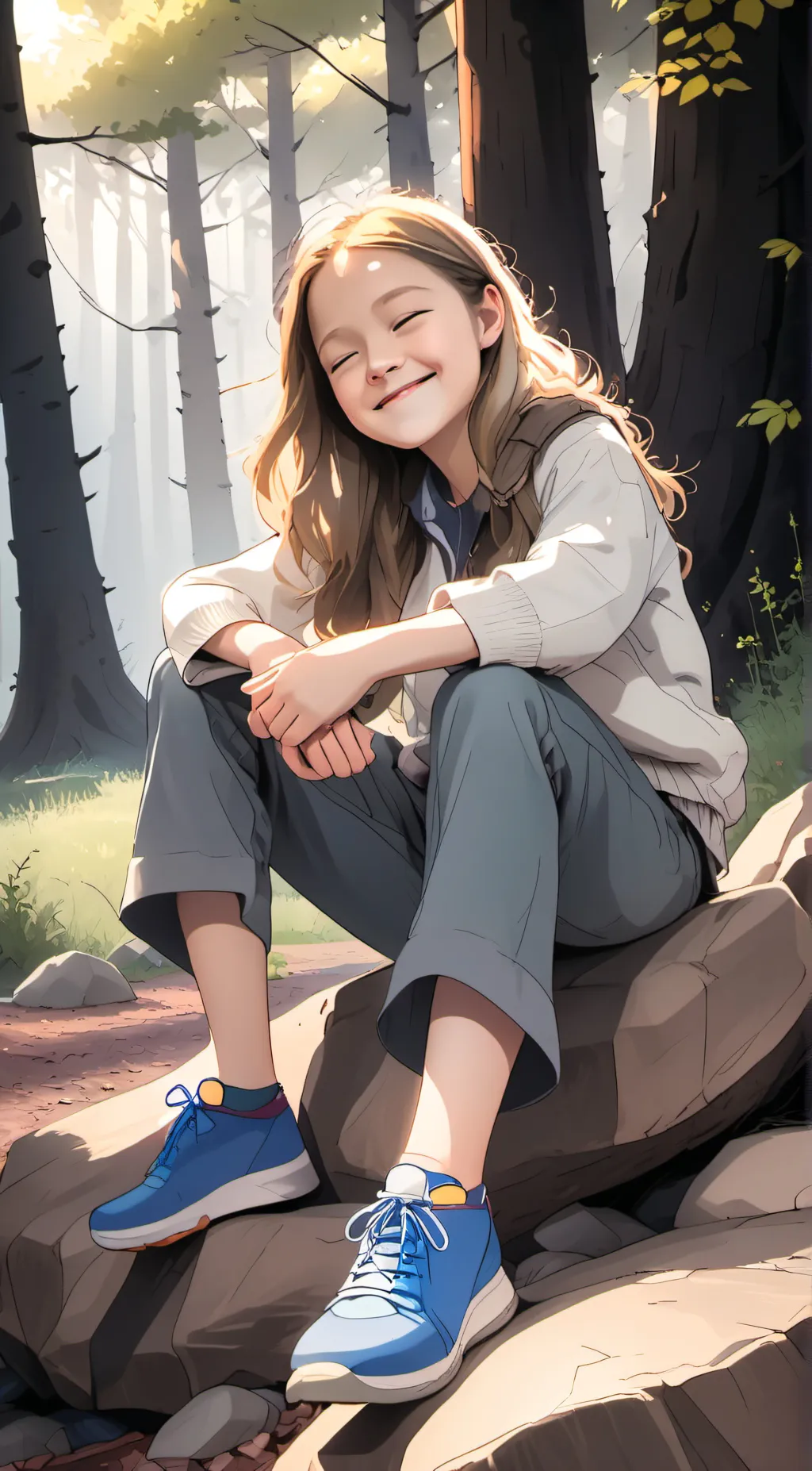 ai character: aura star background