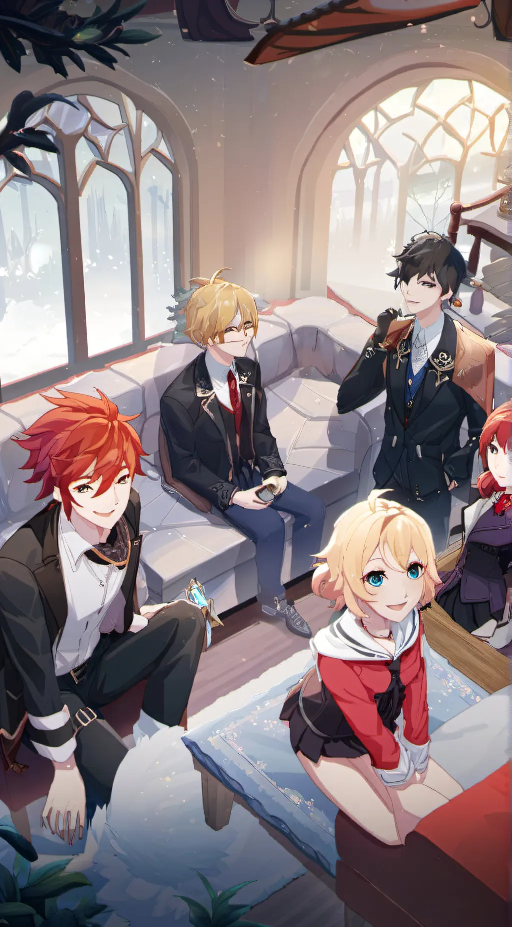 ai character: Roblox group  background