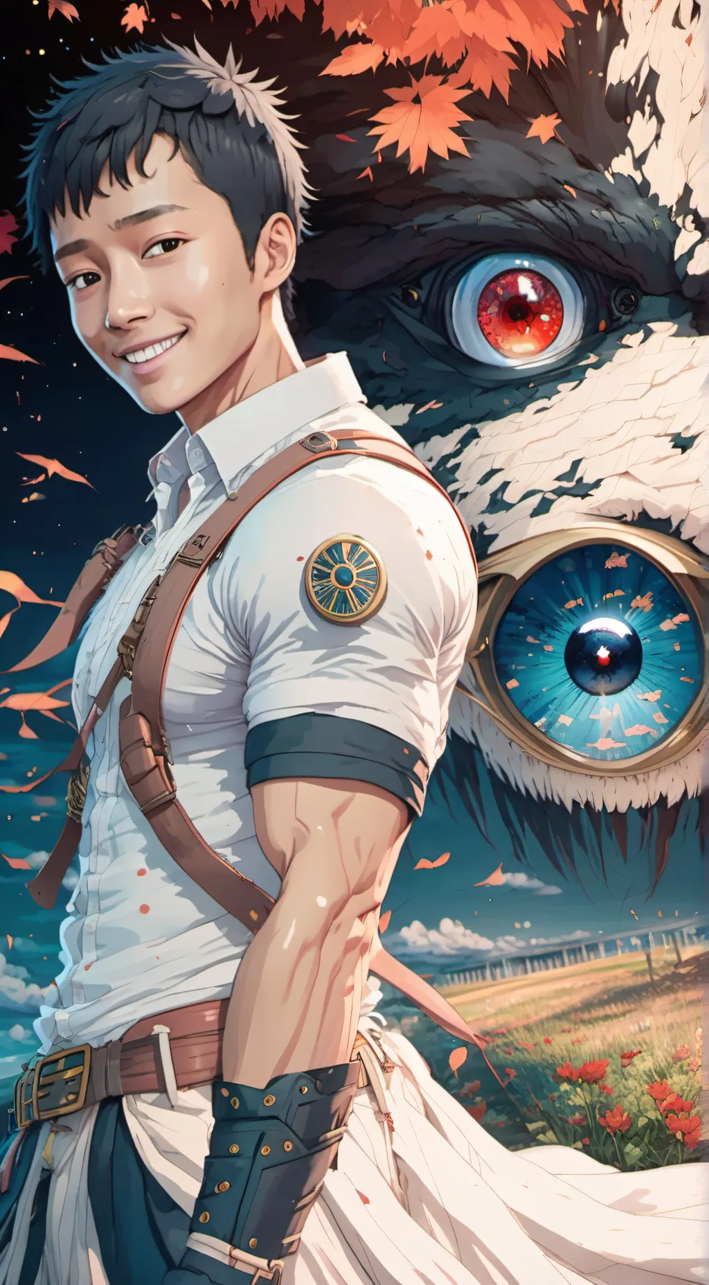 ai character: Megawanto background