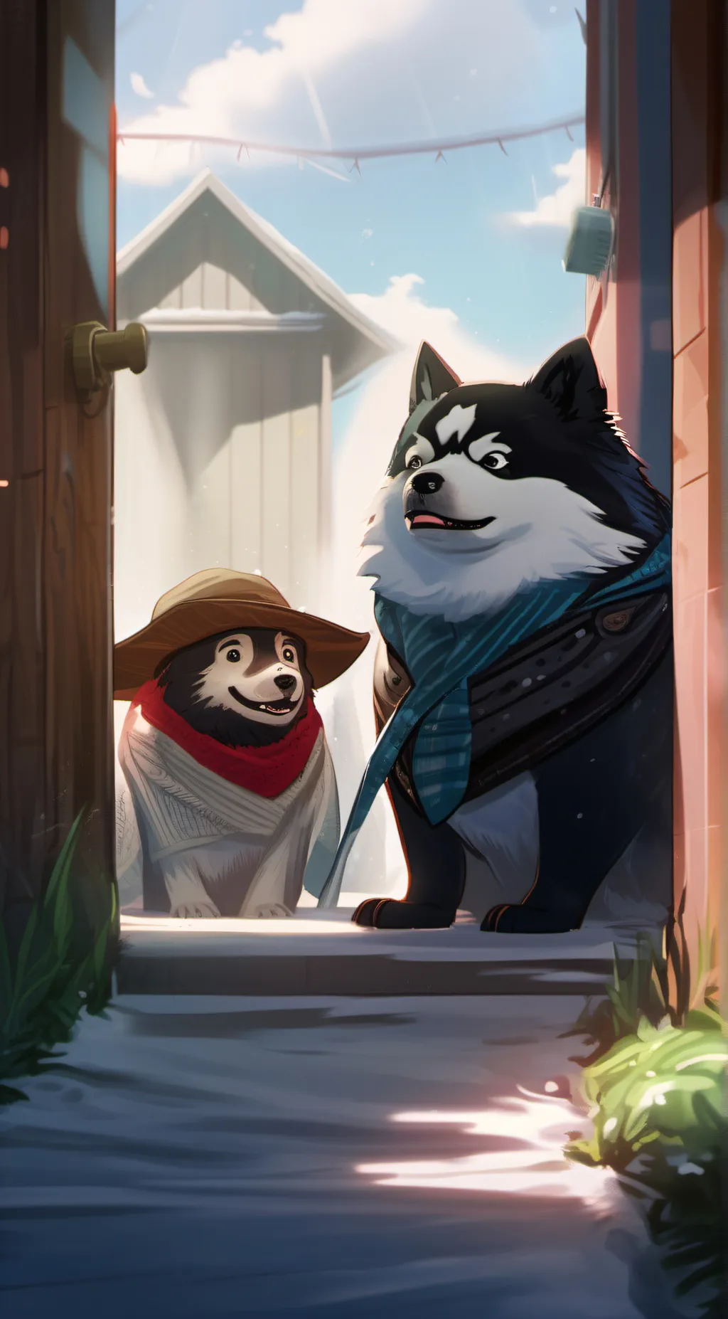 ai character: IPhone background