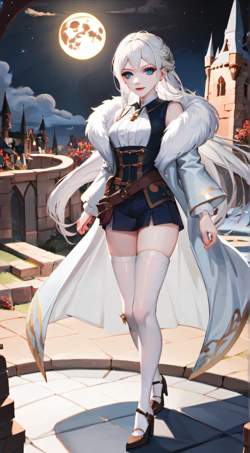 ai character: Scarlet background