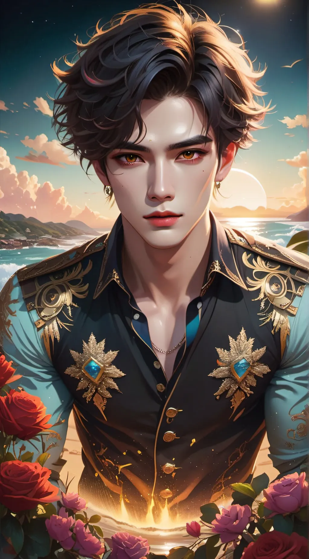 ai character: Marky boo background