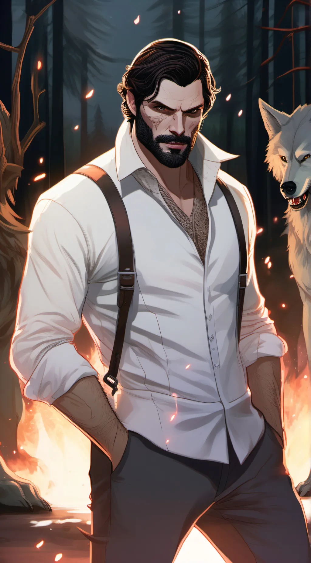 ai character: Monroe background