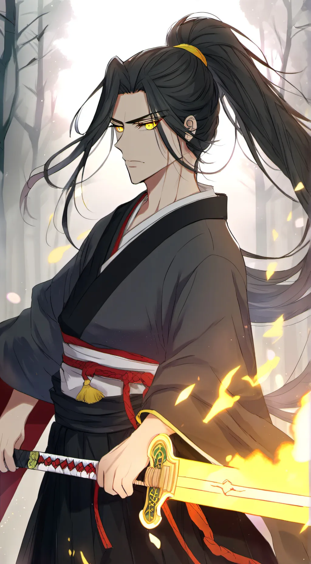 ai character: Nei Mingjue  background