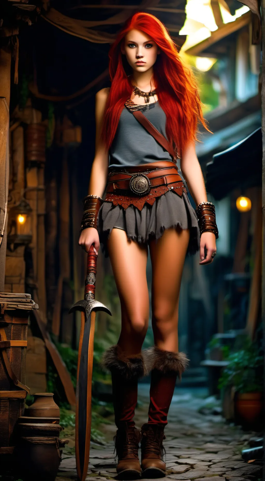 ai character: Enid background