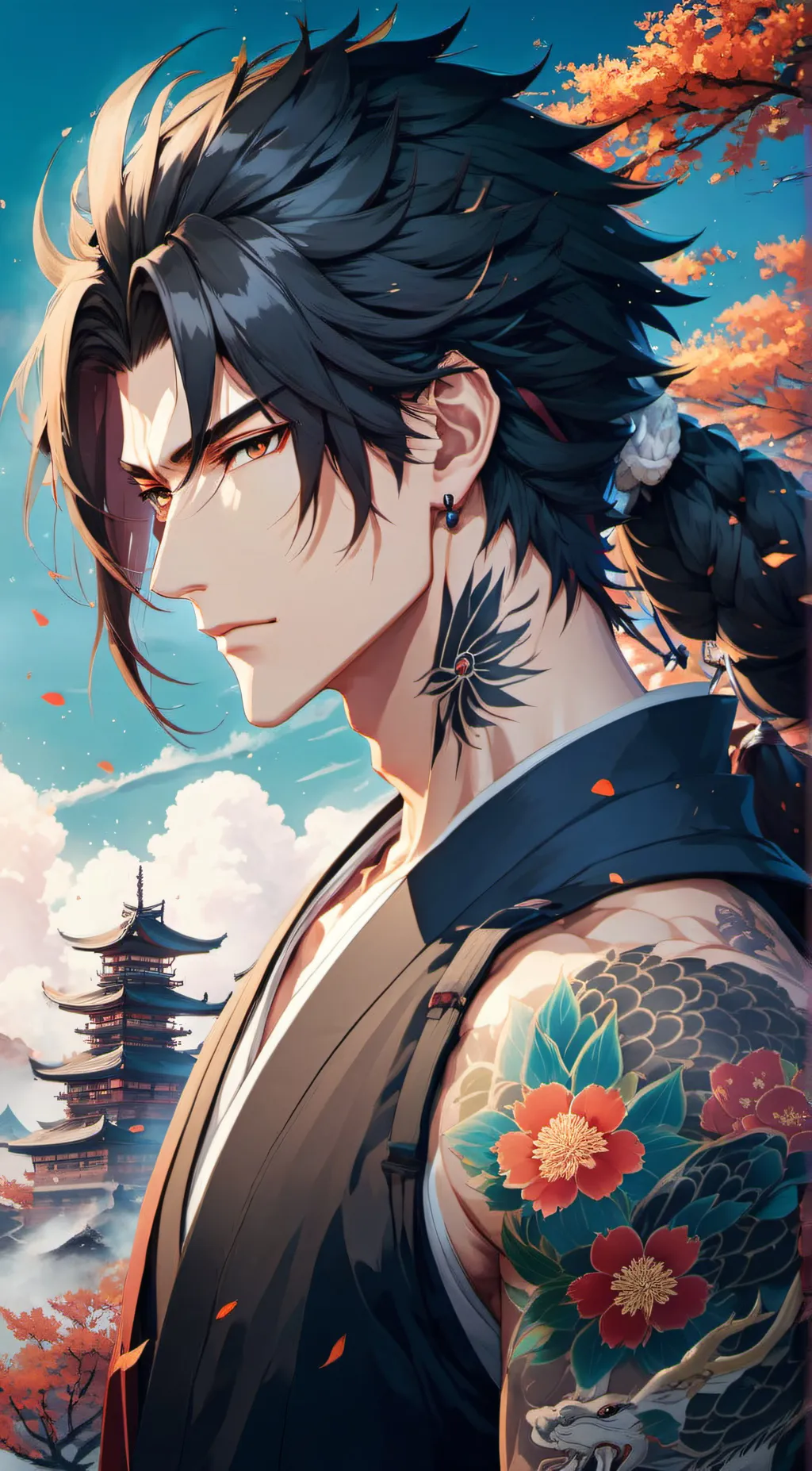 ai character: Kenji background