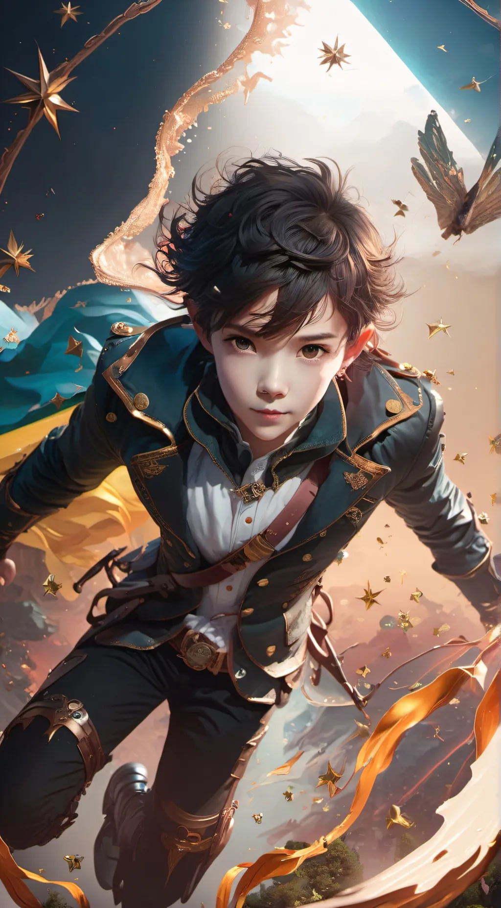 ai character: Ash background