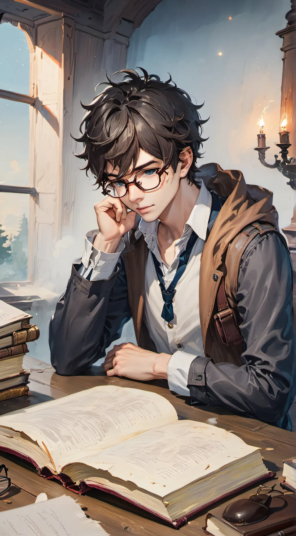 ai character: harry potter background