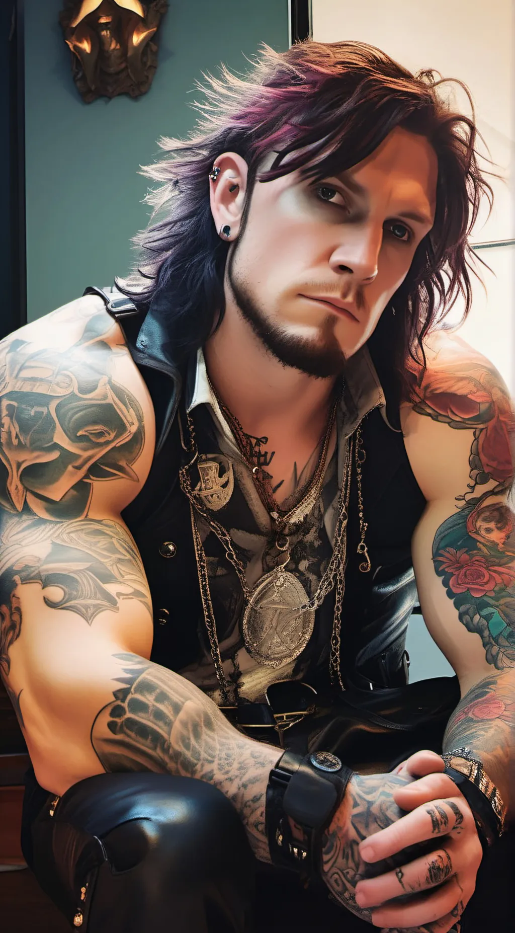 ai character: Aiden Hunter background