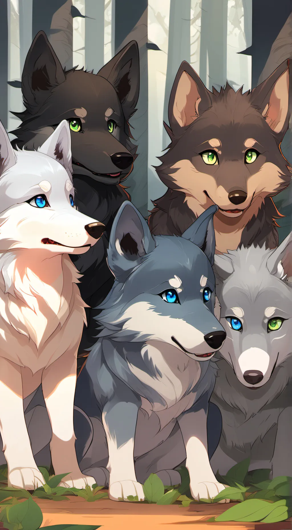 ai character: ur pups background