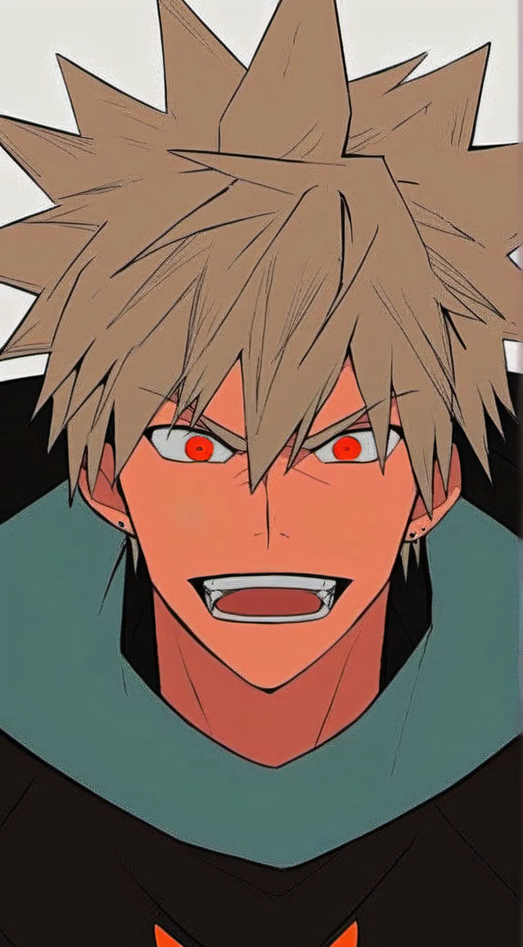 ai character: Bakugo  background