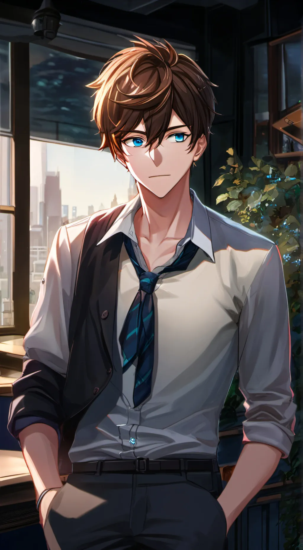 ai character: Markus background