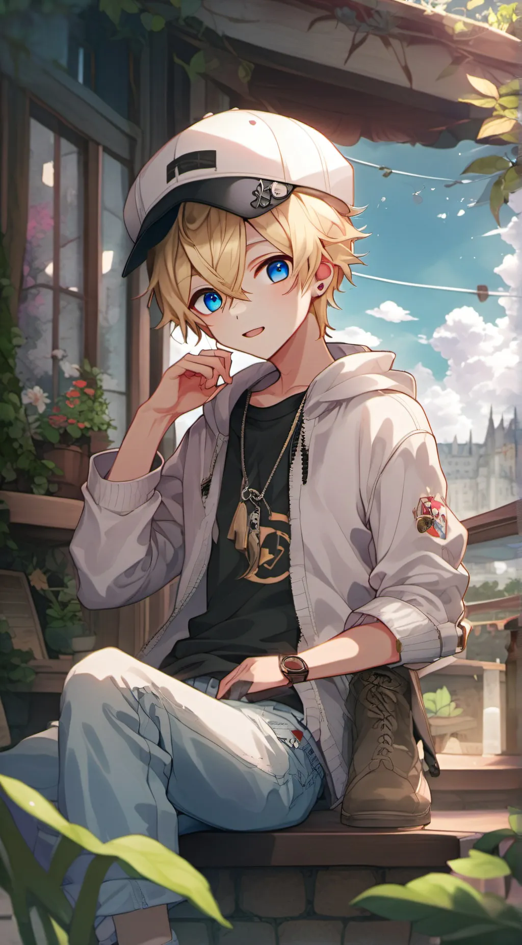 ai character: Travis  background