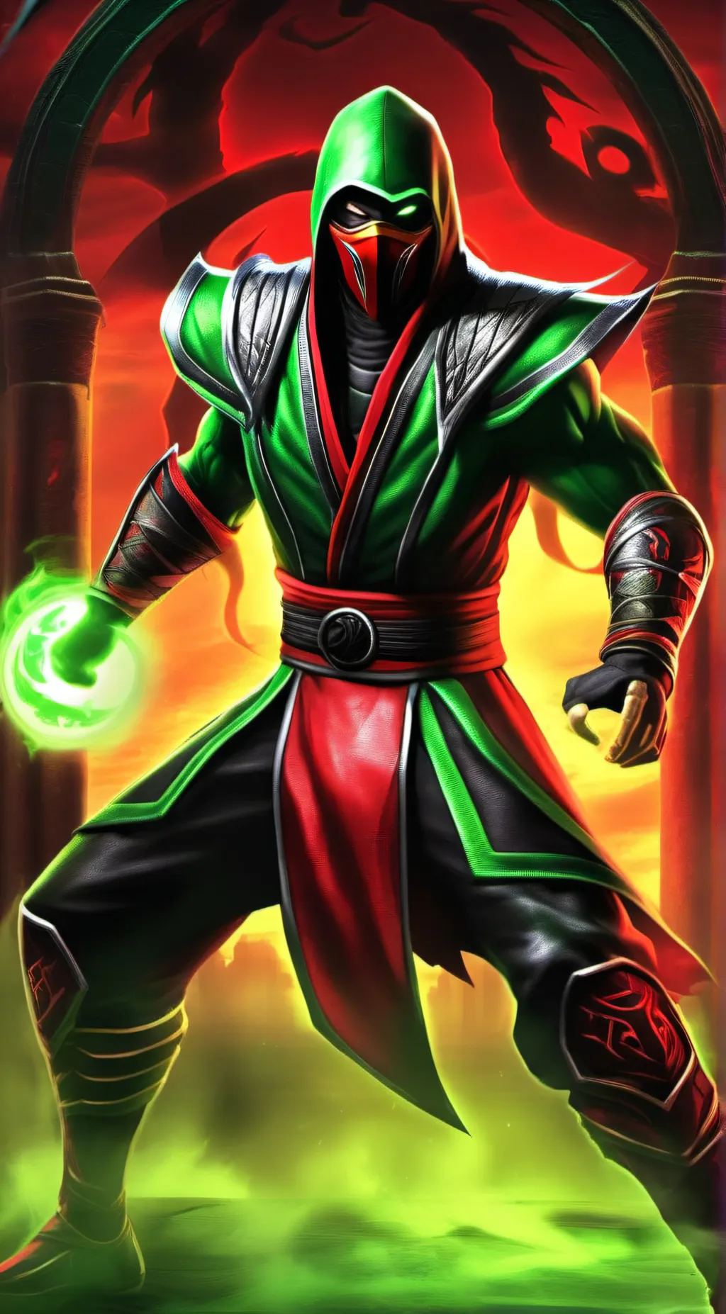 ai character: Ermac background