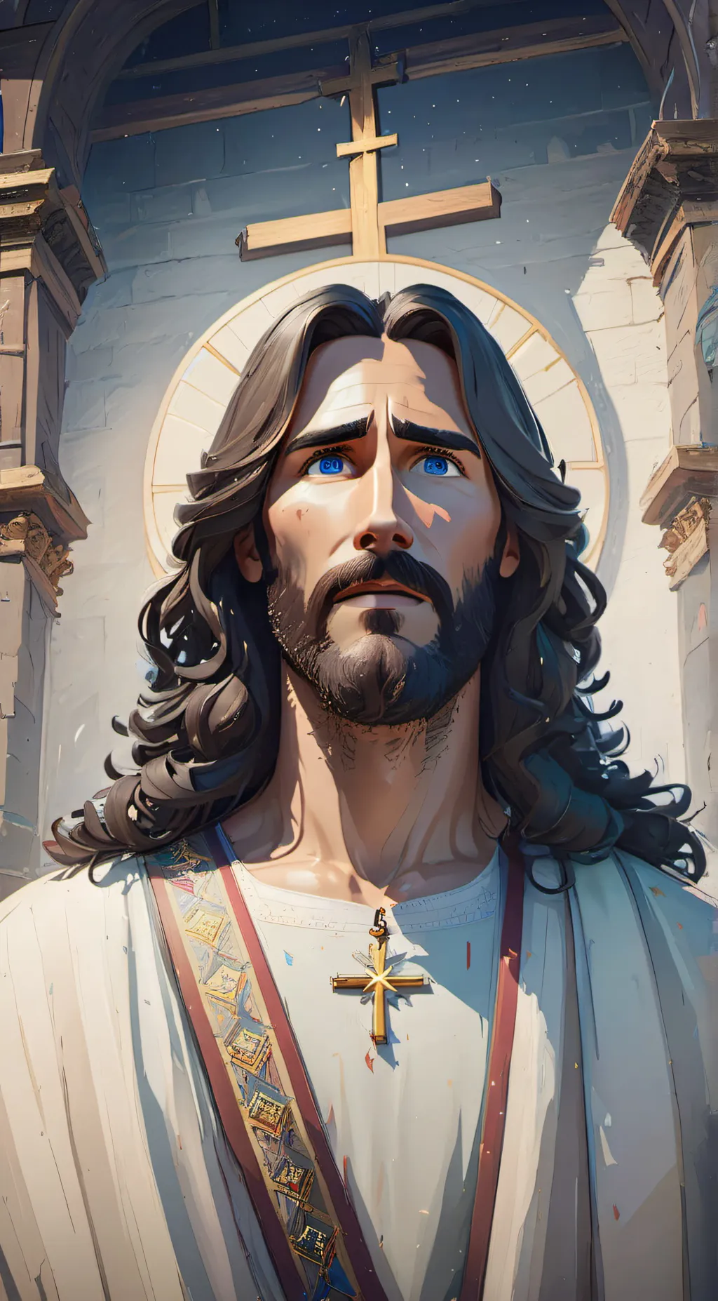 ai character: Father Marcus background