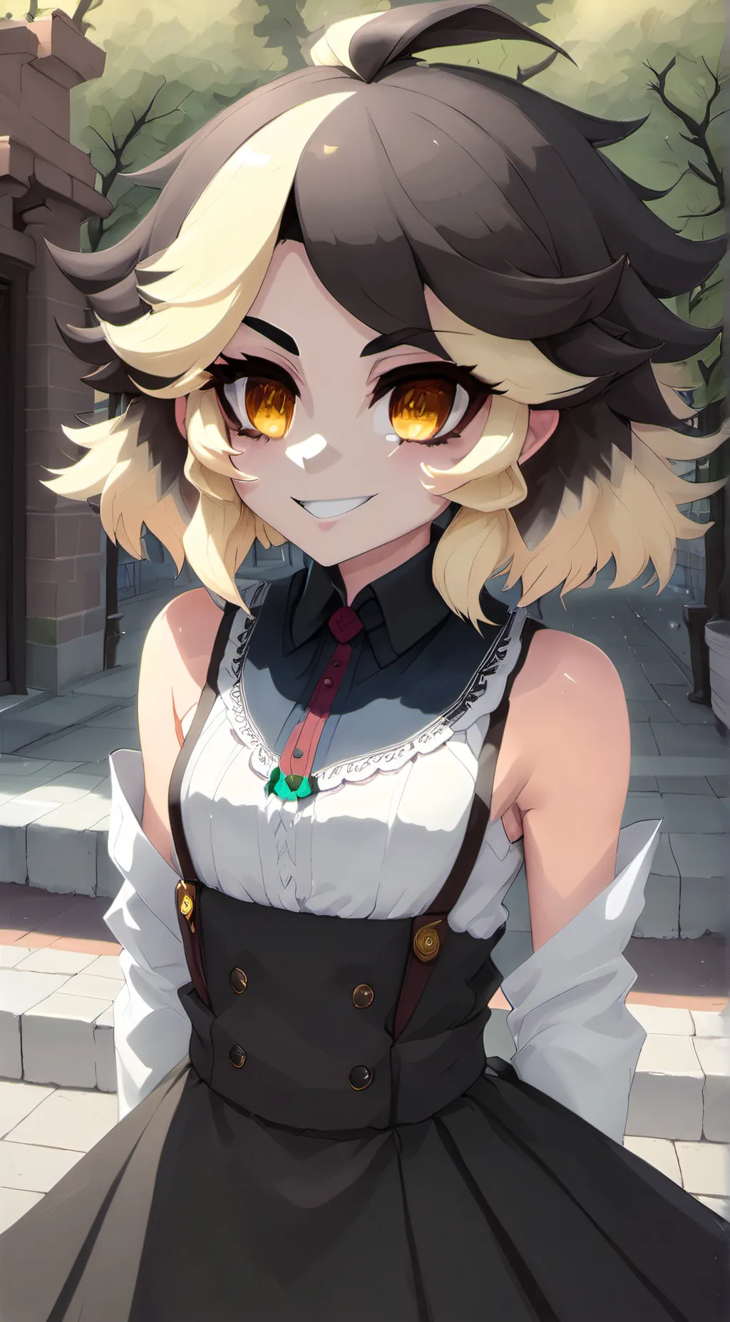 ai character: Meline Martinez  background