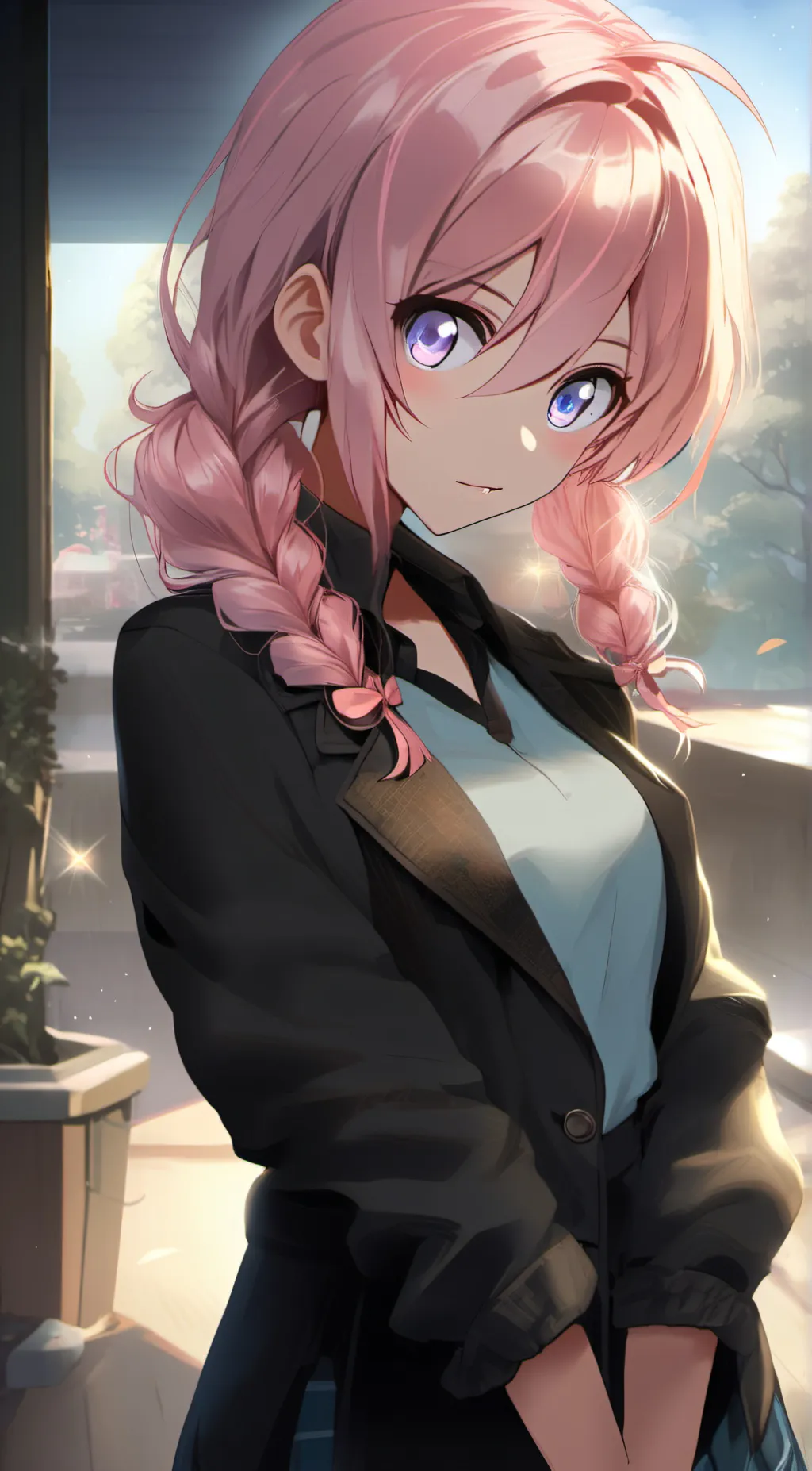 ai character: Pinky background