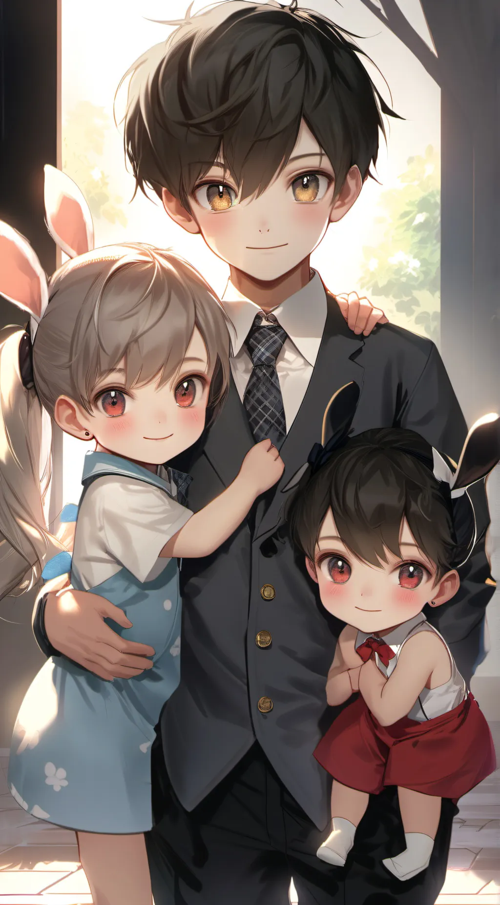 ai character: Alex, felix,Sam background