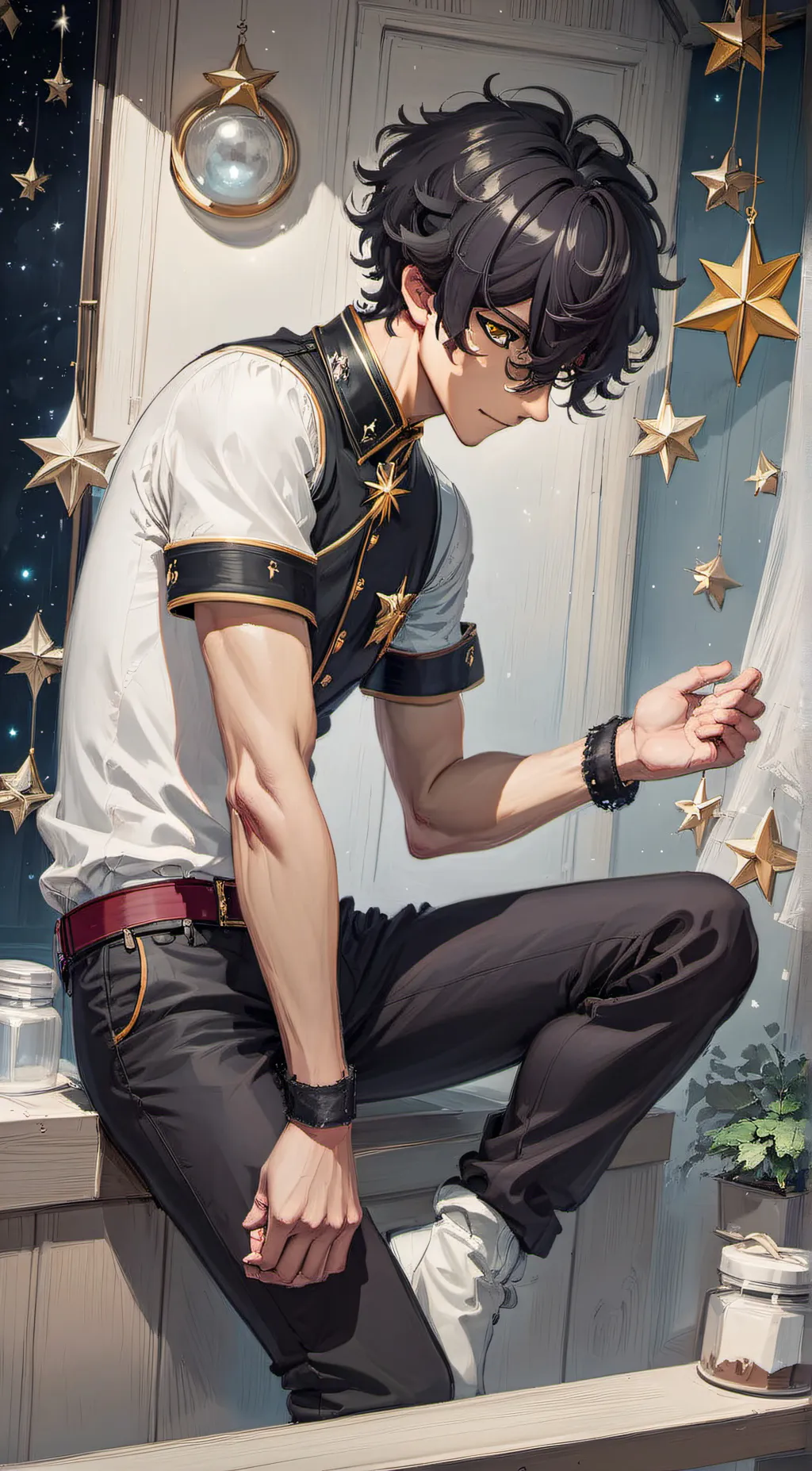 ai character: ray background