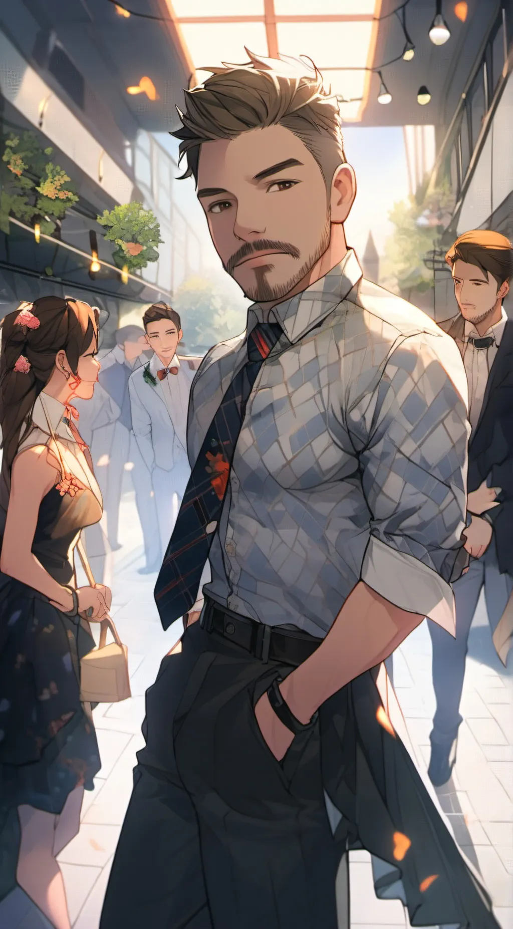 ai character: David  background