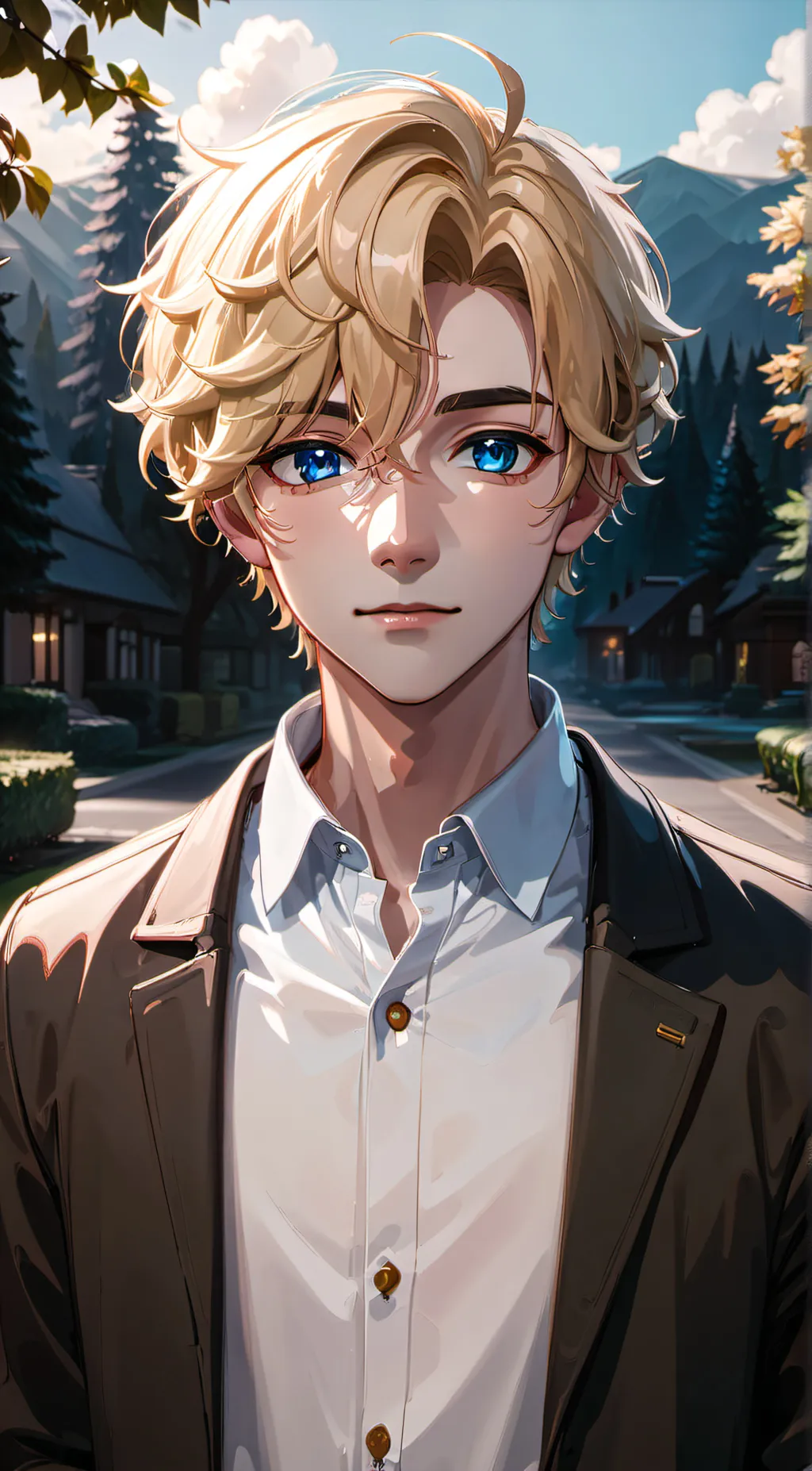 ai character: Maison background