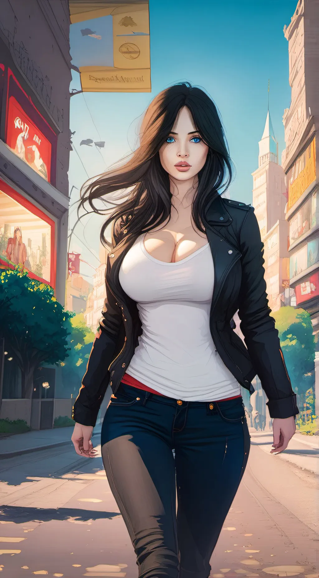 ai character: Sarah background