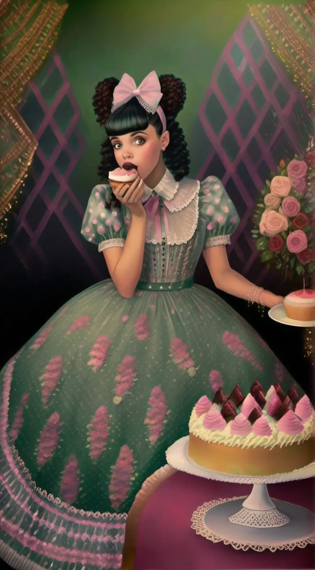 ai character: Melanie Martinez background