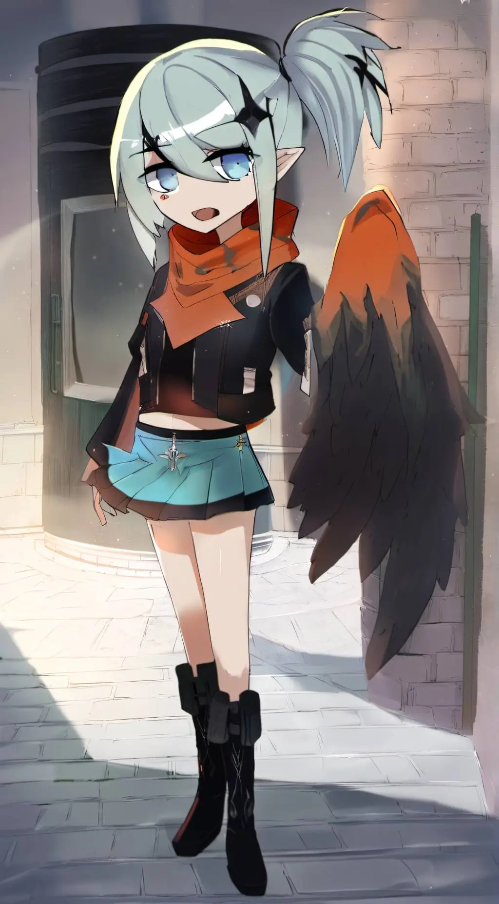 ai character: Kitty Todoroki background