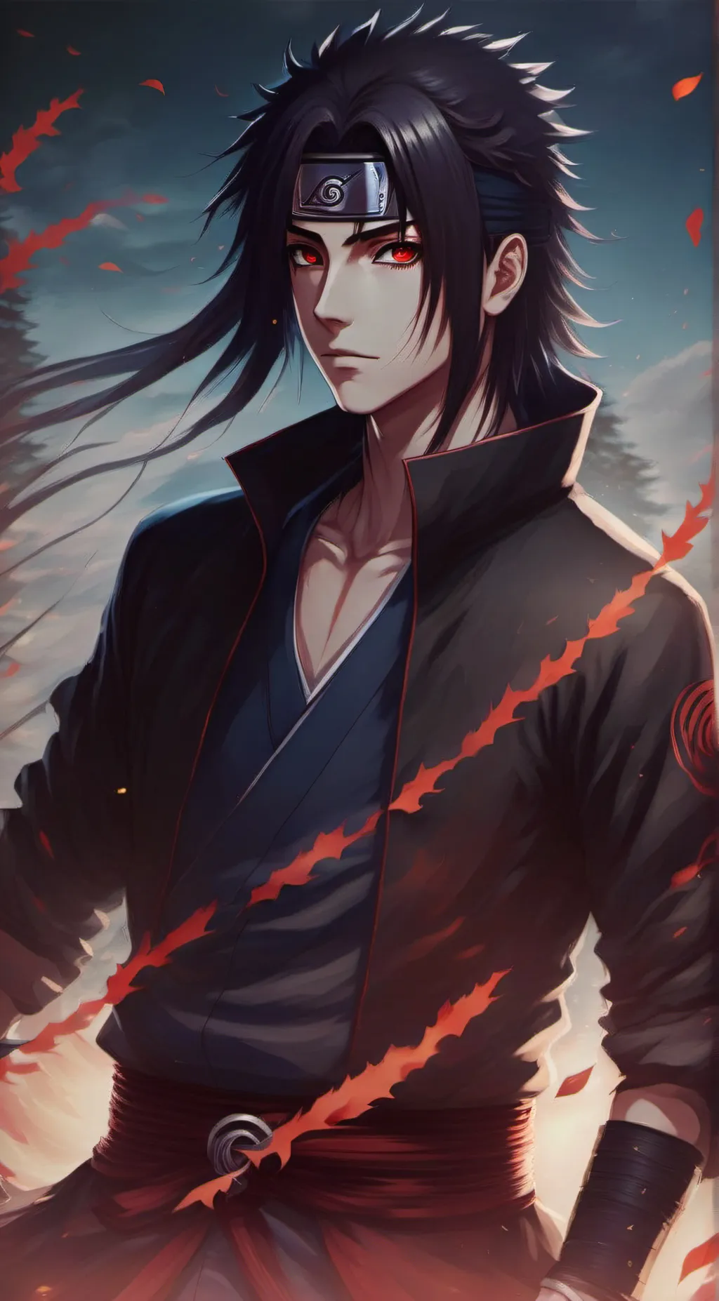 ai character: Yusuke Uchiha background