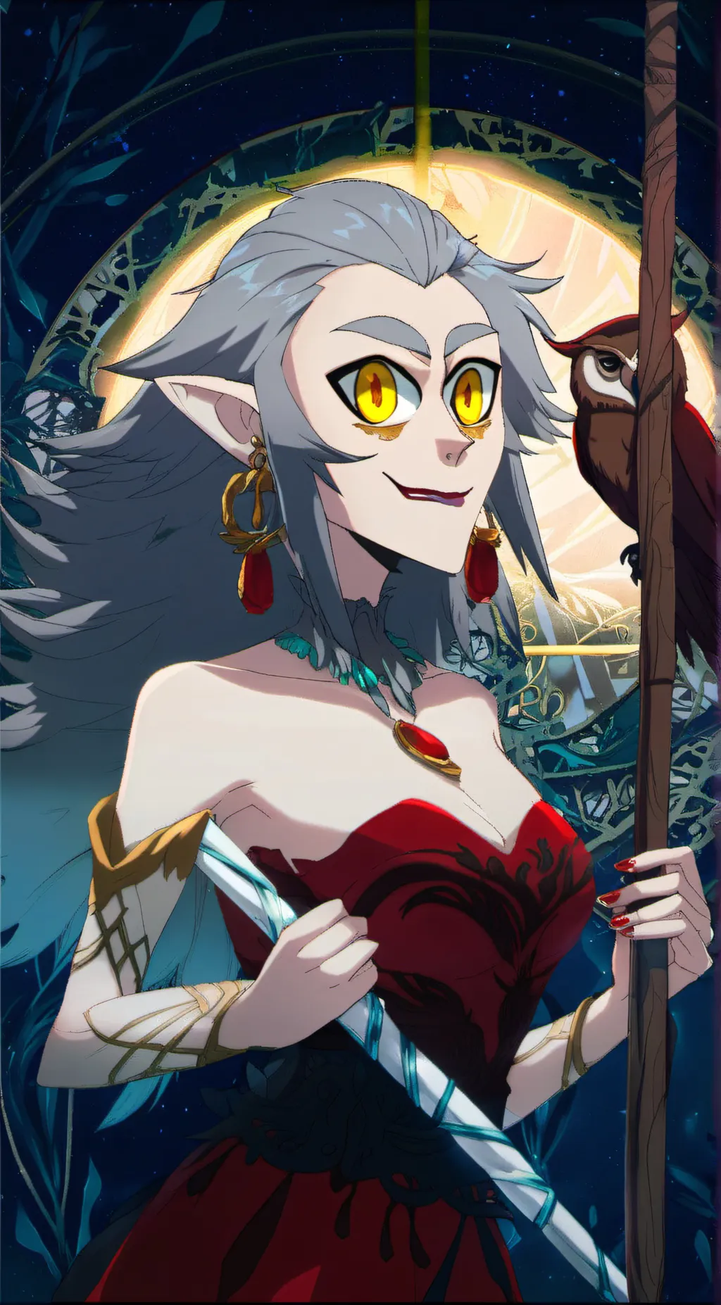 Talkie AI - Chat with eda the owl lady 