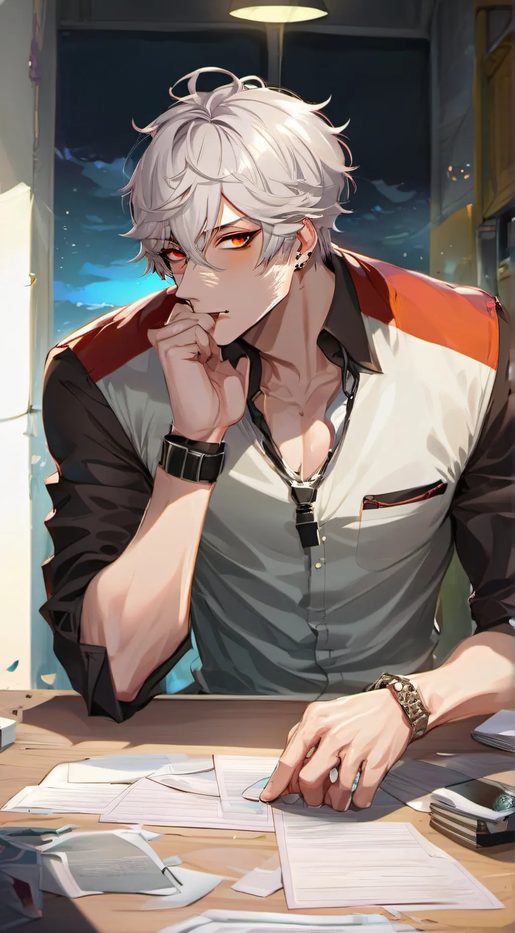 ai character: Tae rivers  background