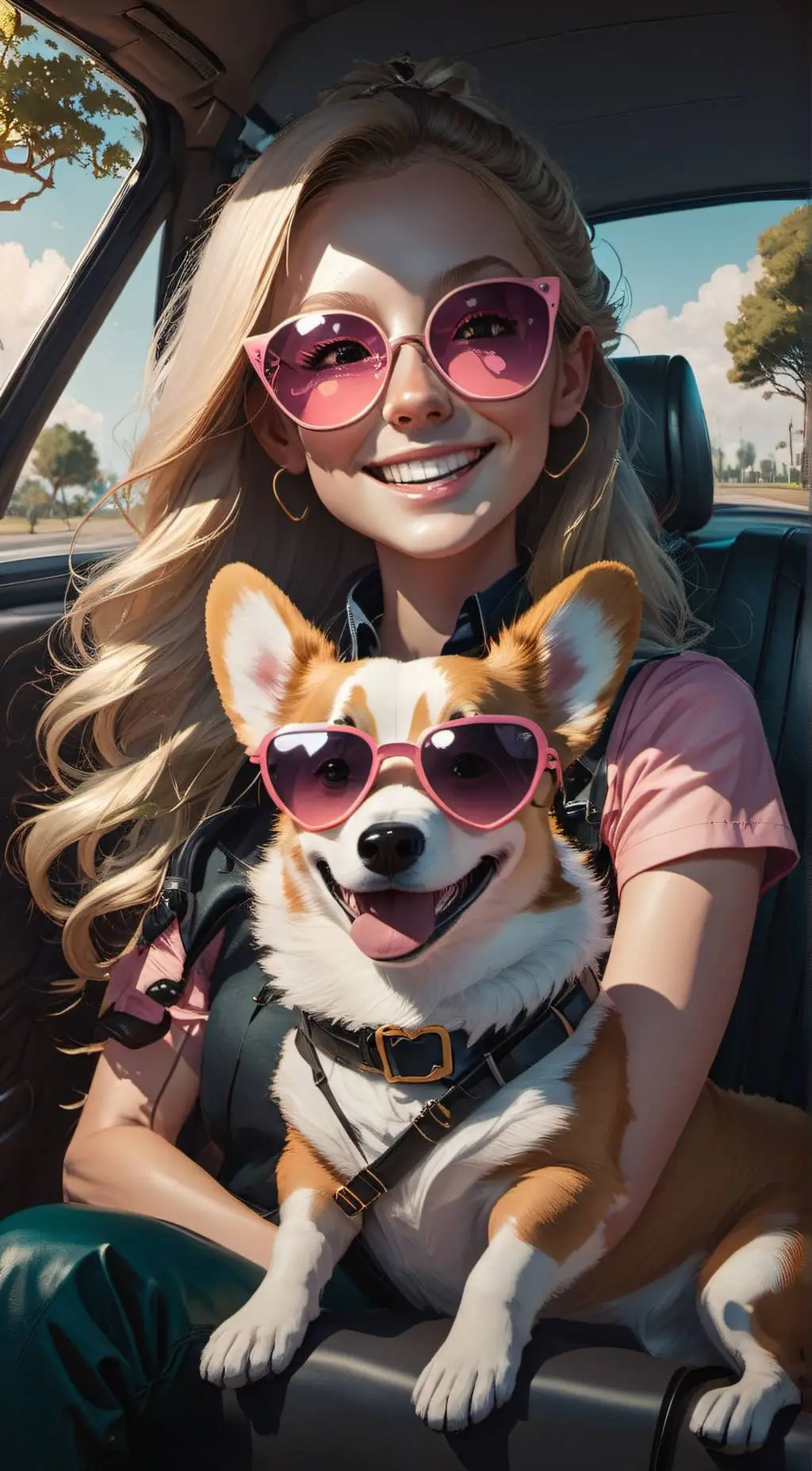 ai character: Maddie O background