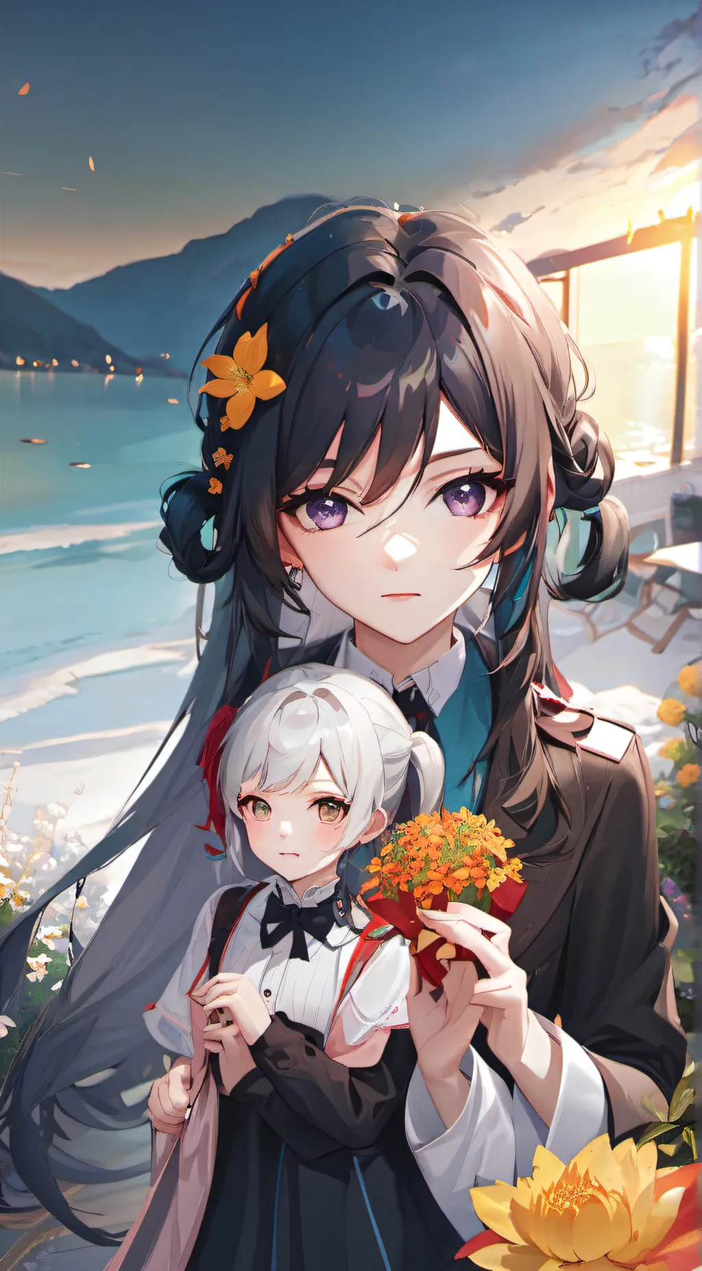 ai character: Rita& Lily background