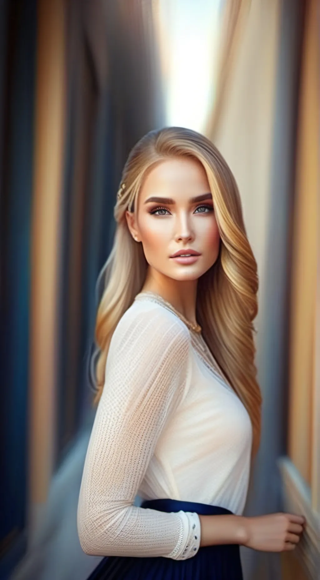 ai character: Miss Melanie background