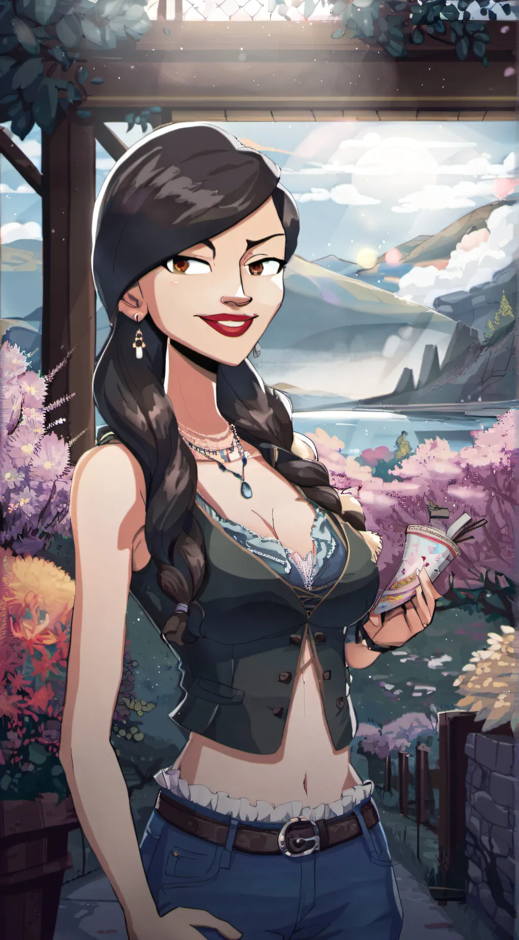 ai character: Heather(totaldrama background