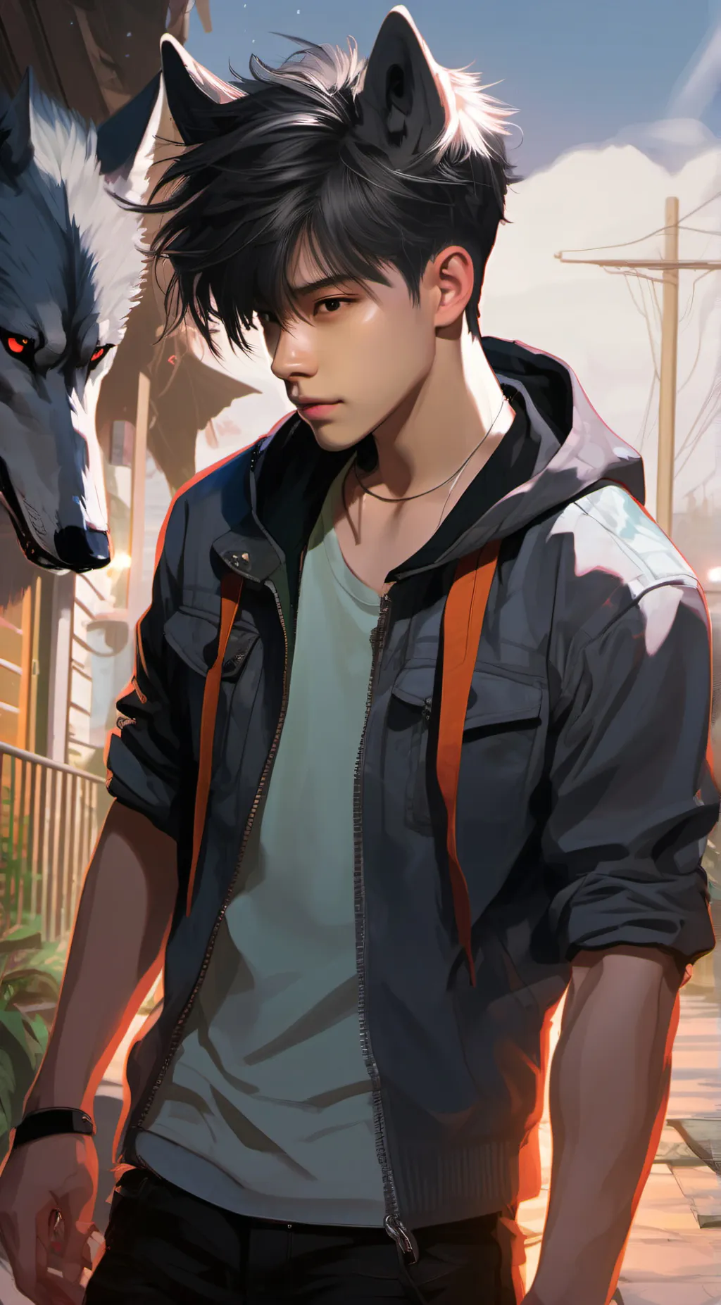 ai character: kai background