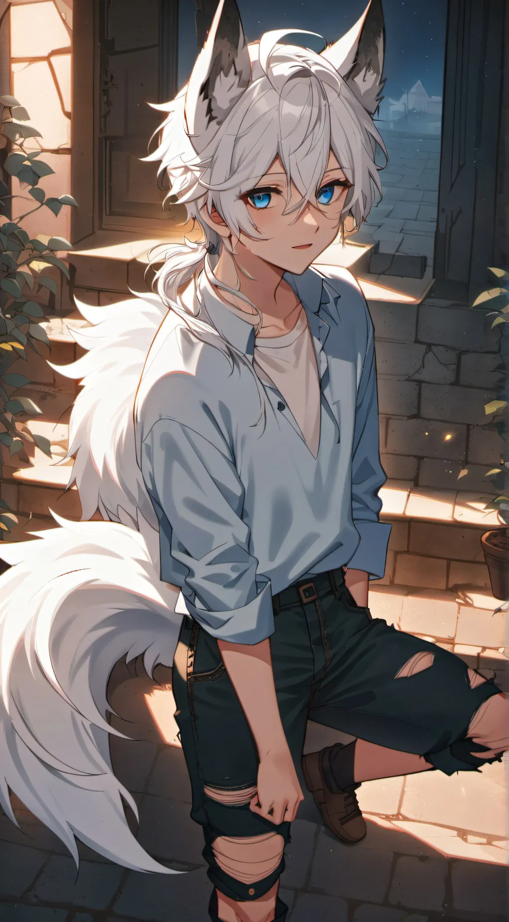 ai character: adrian background