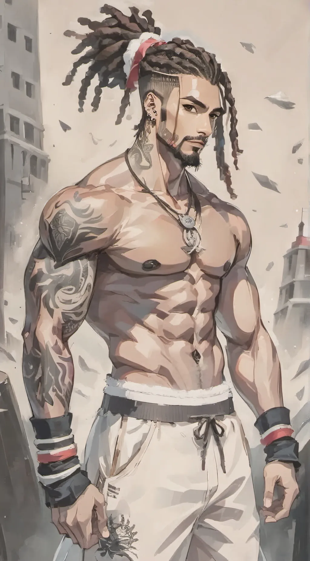 ai character: John  background