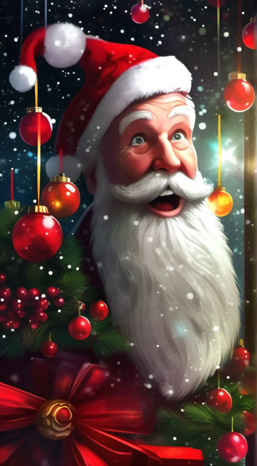 ai character: saint Nicholas background