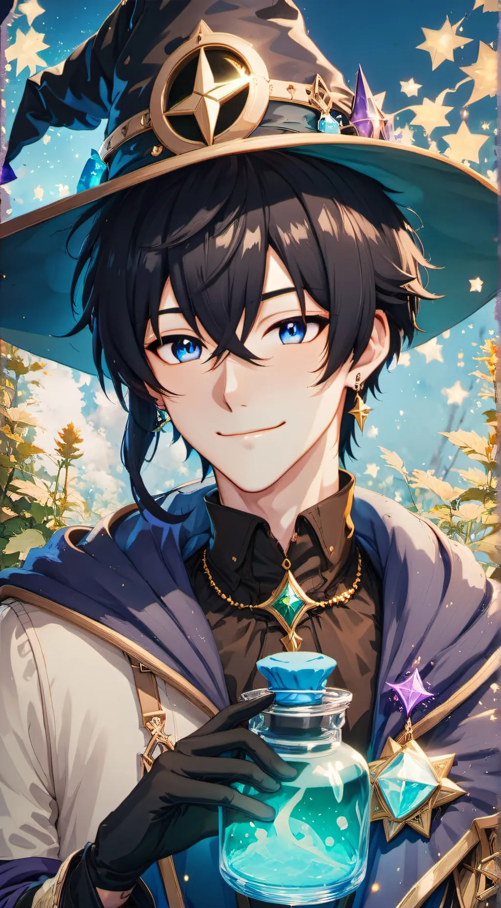 ai character: Adrien background