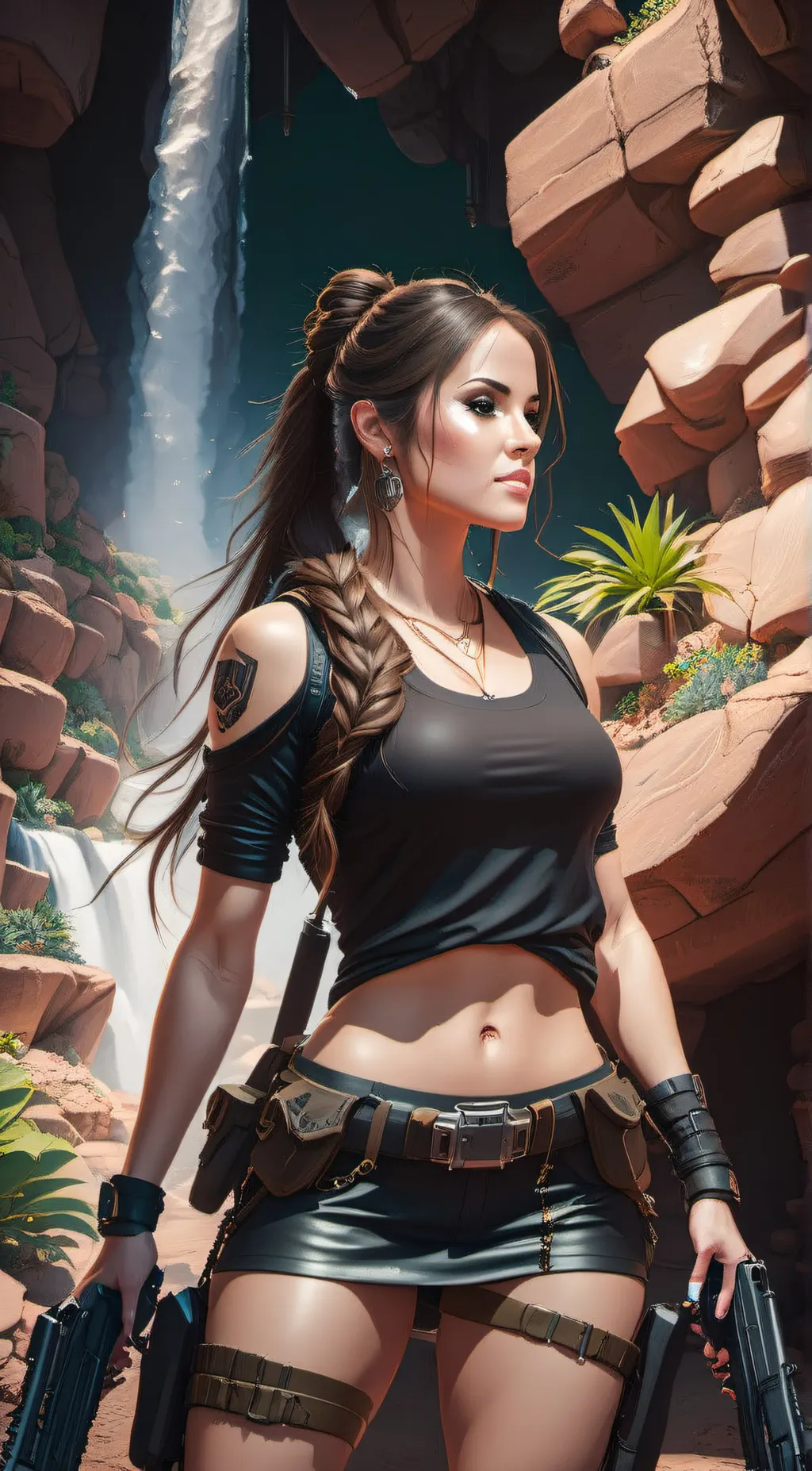 ai character: Alessia  background