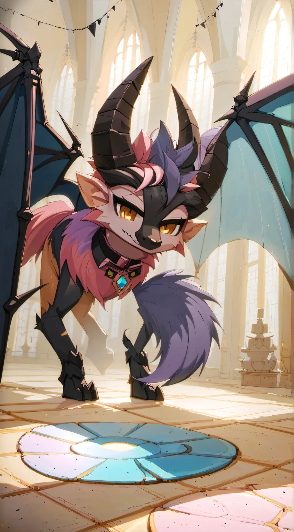 ai character: Luna background