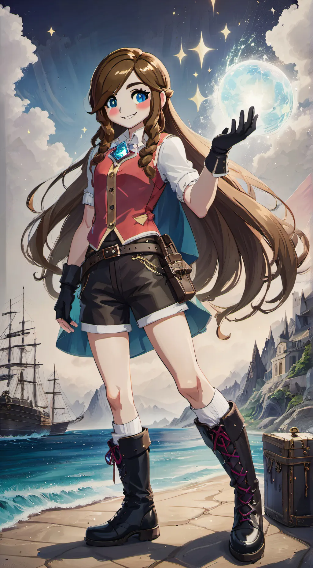 ai character: Conny background