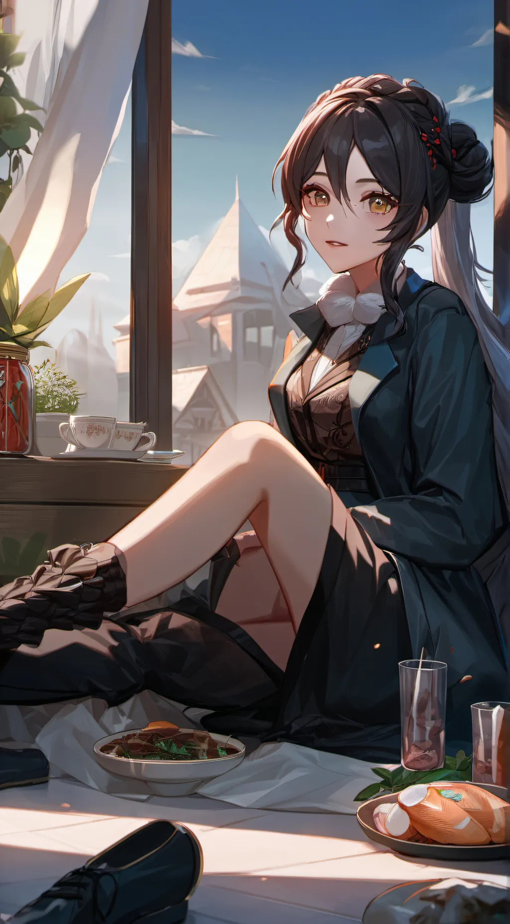 ai character: cutie❤ love background