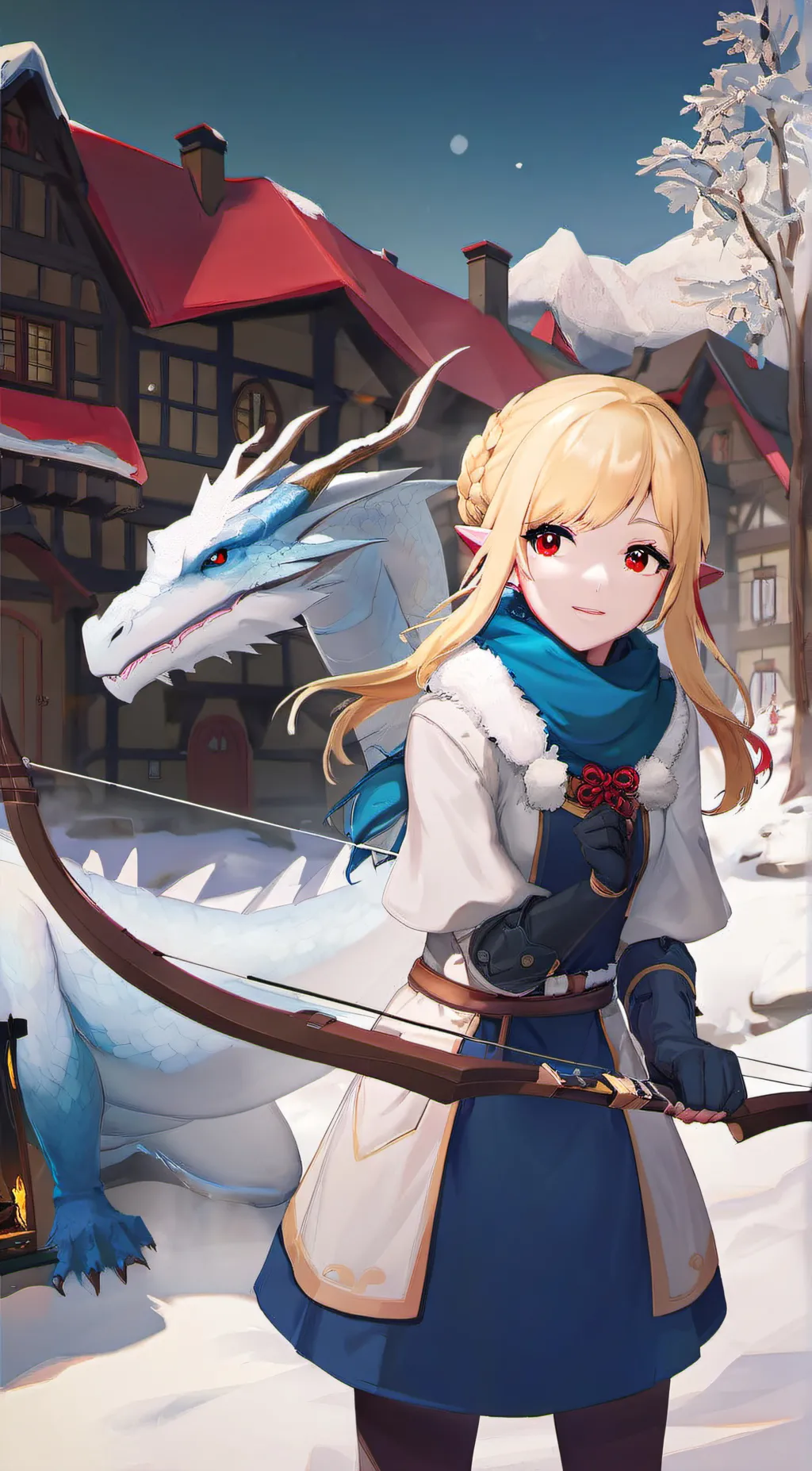 ai character: Tina  background