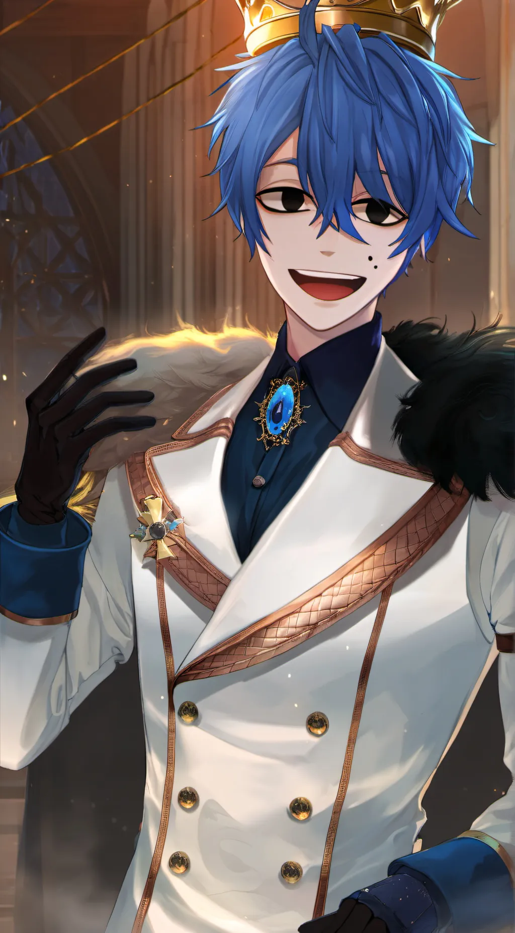 ai character: Blue (Roblox RF) background