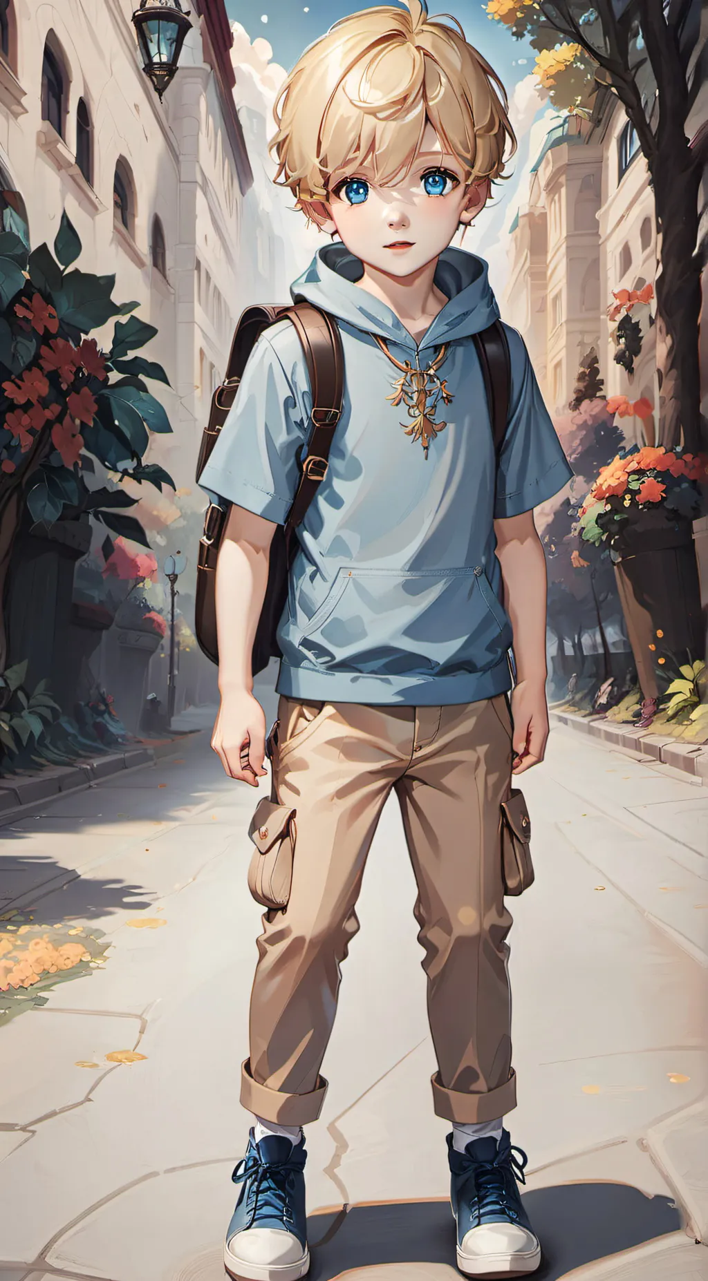 ai character: Justin background