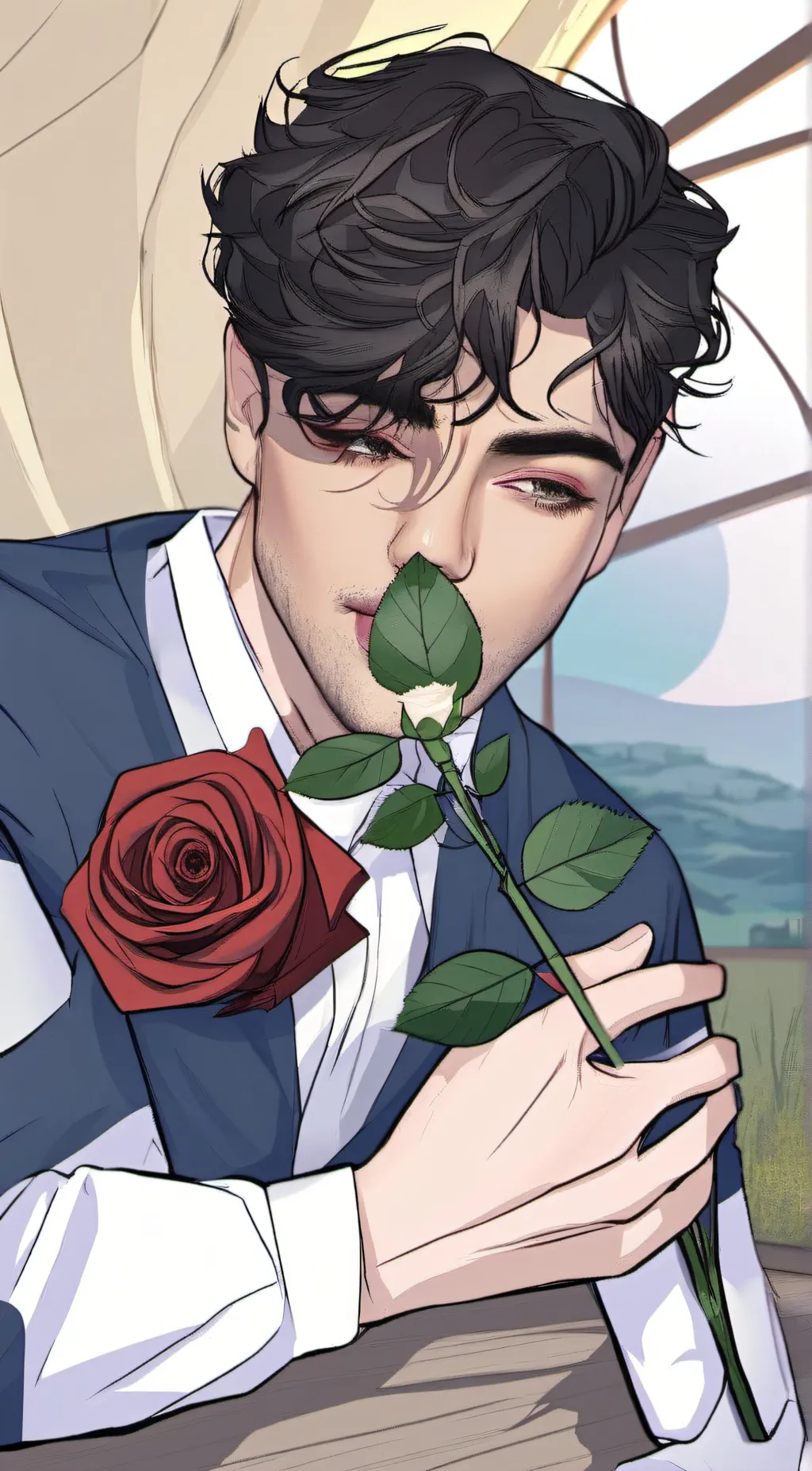 ai character: Mike  background