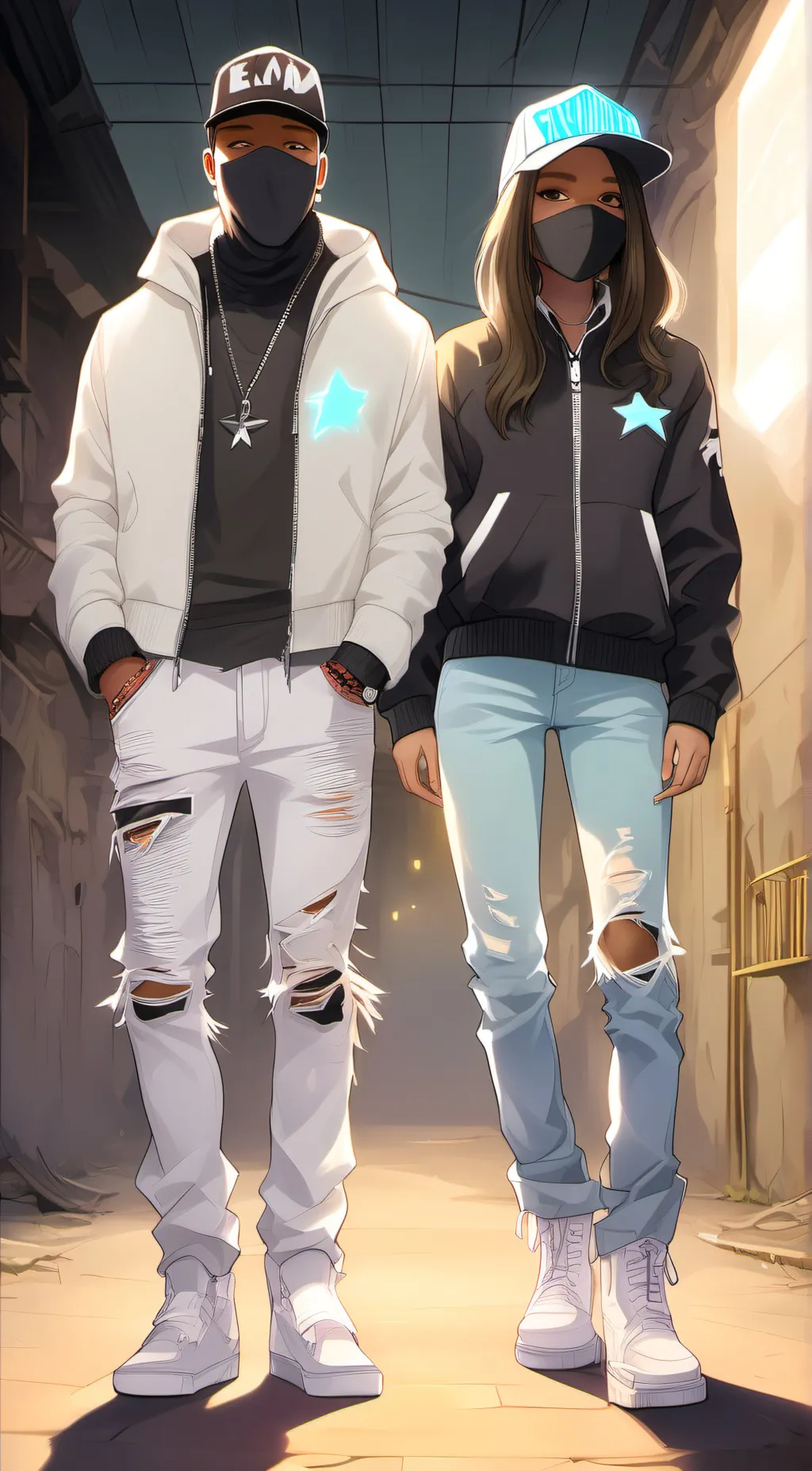 ai character: dre and alisha background