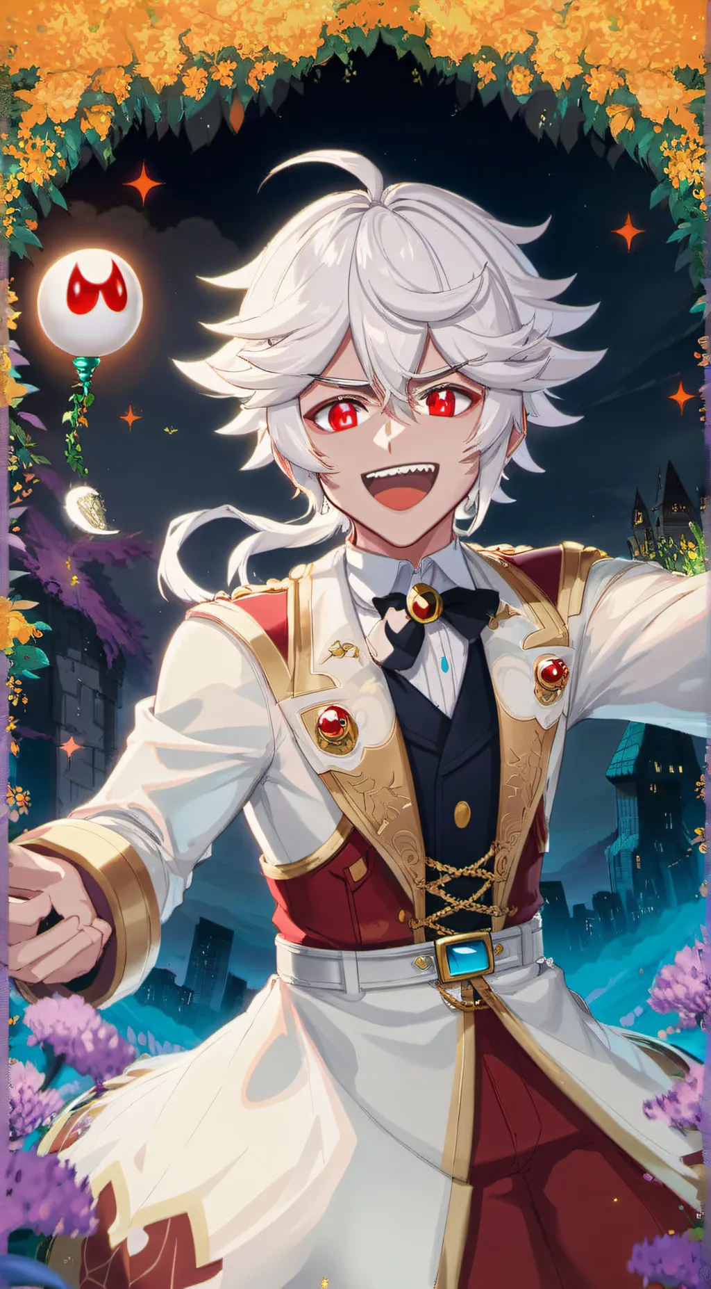 ai character: King Boo background